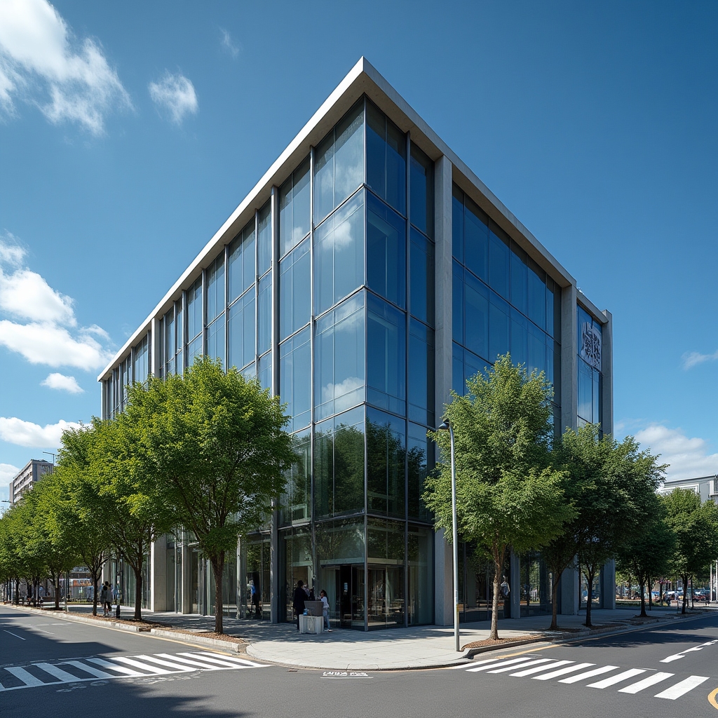 Professional office building exterior in Santiago, Chile where Zyntrivex is located